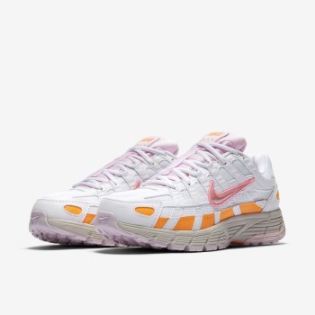 Nike P-6000 - Női Utcai Cipő - Fehér/Piros/Rózsaszín/Rózsaszín